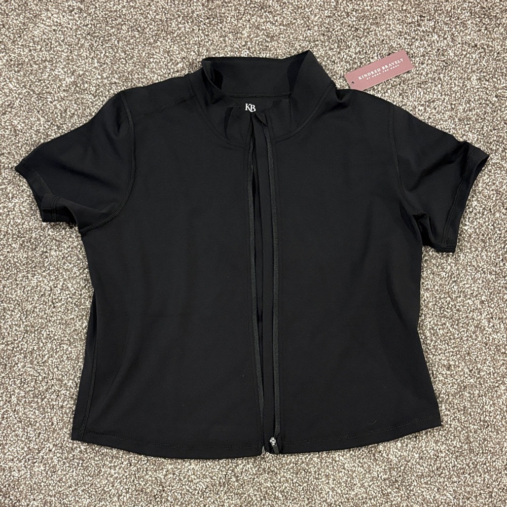 NWT Kindred Bravely Active Zip Front Nursing Top. Size XL